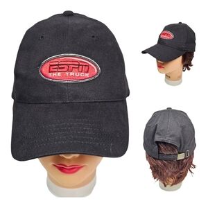 ESPN The‎ Truck Hat Adult Baseball Ball Cap Adjustable Black